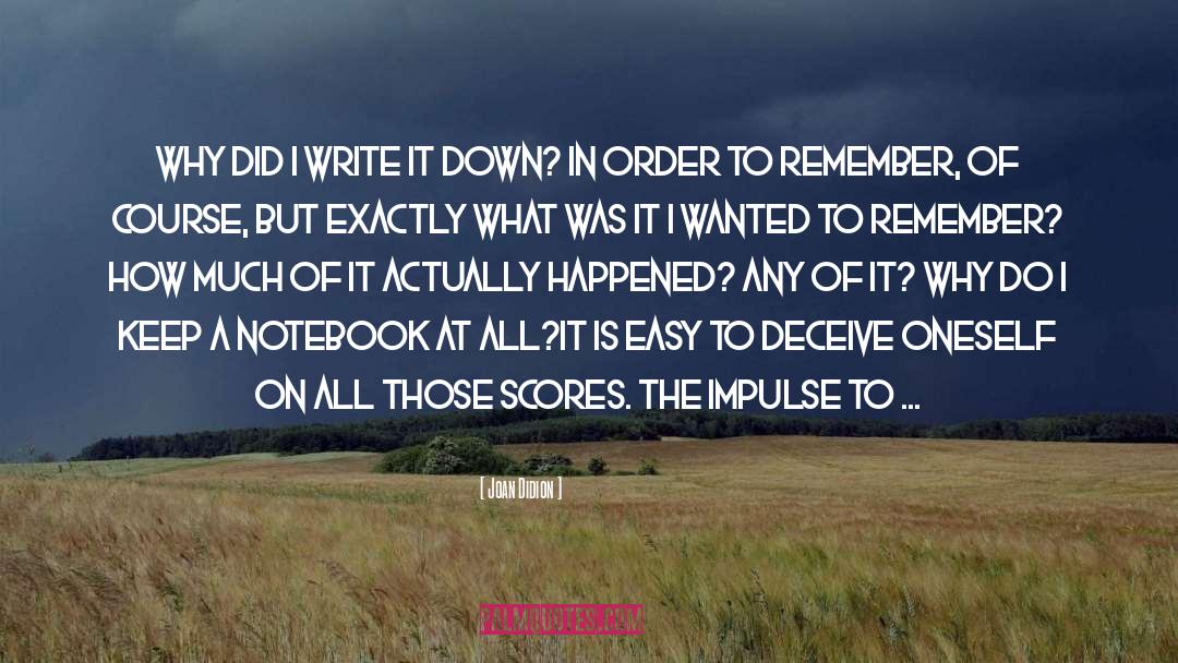 Scores quotes by Joan Didion