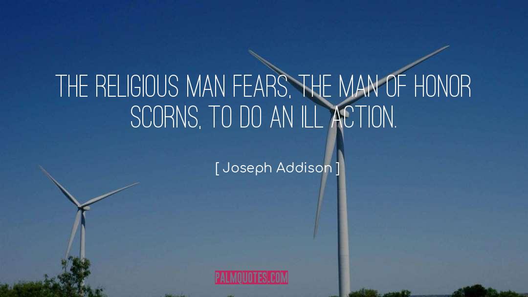 Scorns quotes by Joseph Addison