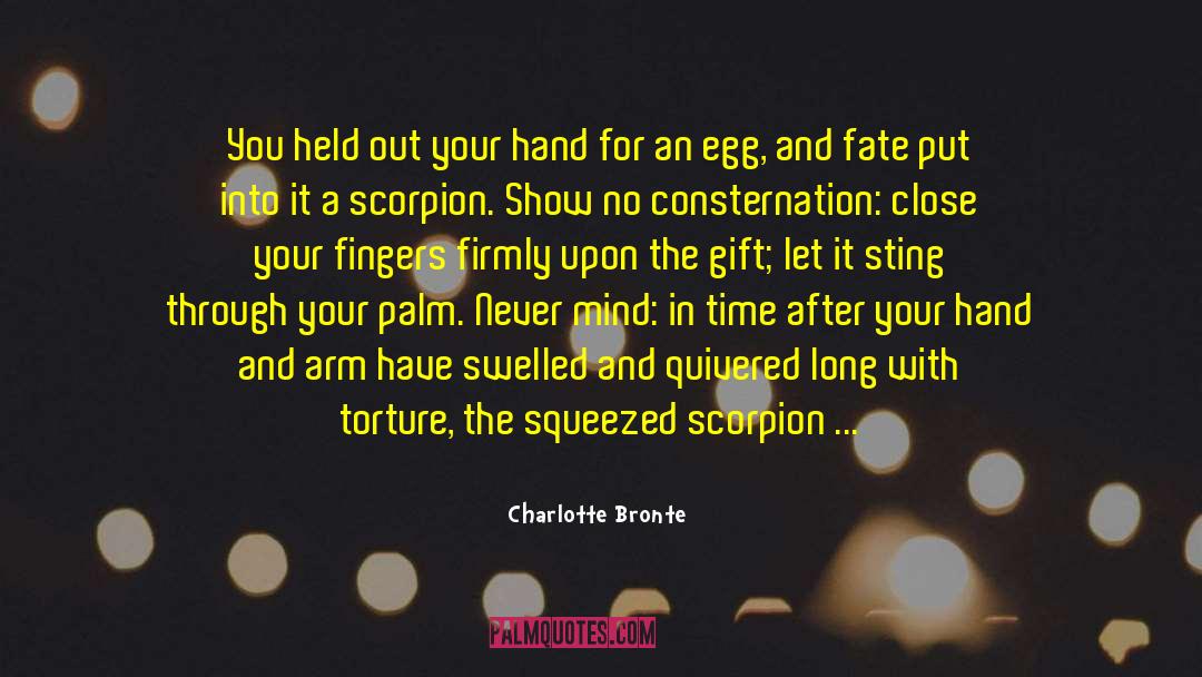 Scorpion Orchid quotes by Charlotte Bronte
