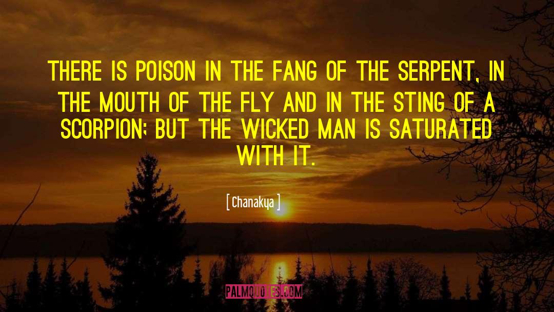 Scorpion quotes by Chanakya