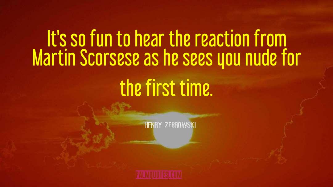 Scorsese quotes by Henry Zebrowski
