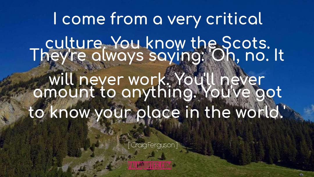 Scots quotes by Craig Ferguson
