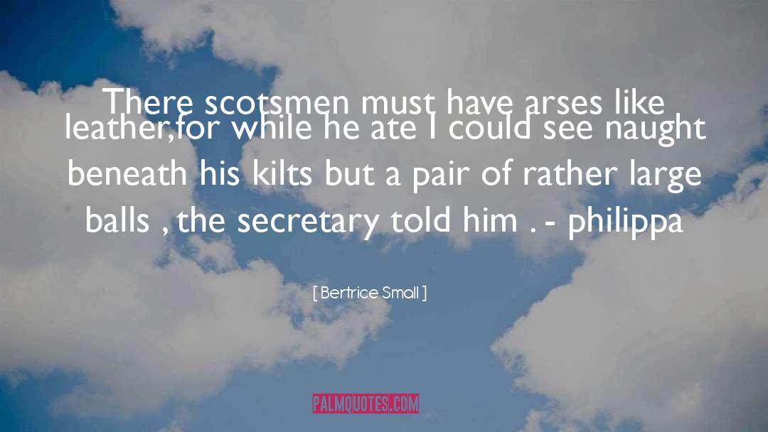 Scotsmen quotes by Bertrice Small
