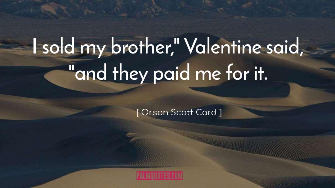 Scott La quotes by Orson Scott Card