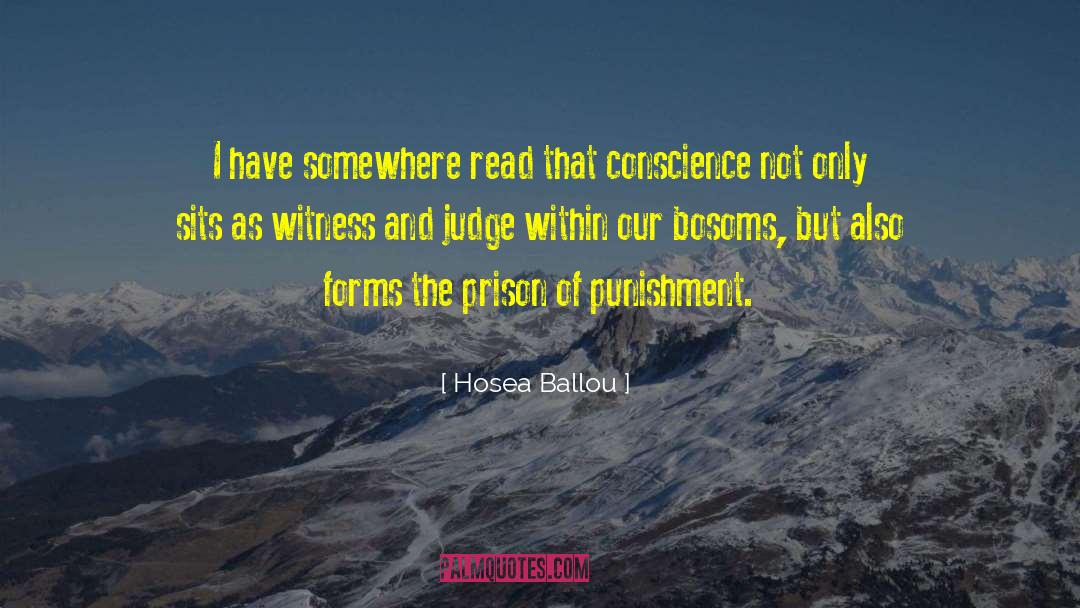 Scottish Prison Sieges quotes by Hosea Ballou