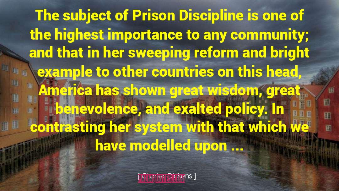 Scottish Prison System quotes by Charles Dickens