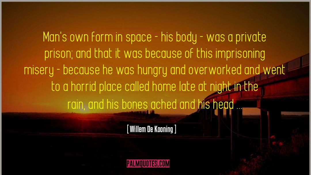 Scottish Prisons quotes by Willem De Kooning