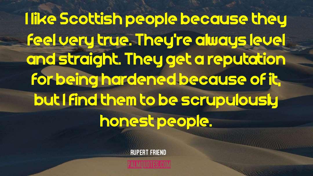 Scottish Yearbook quotes by Rupert Friend