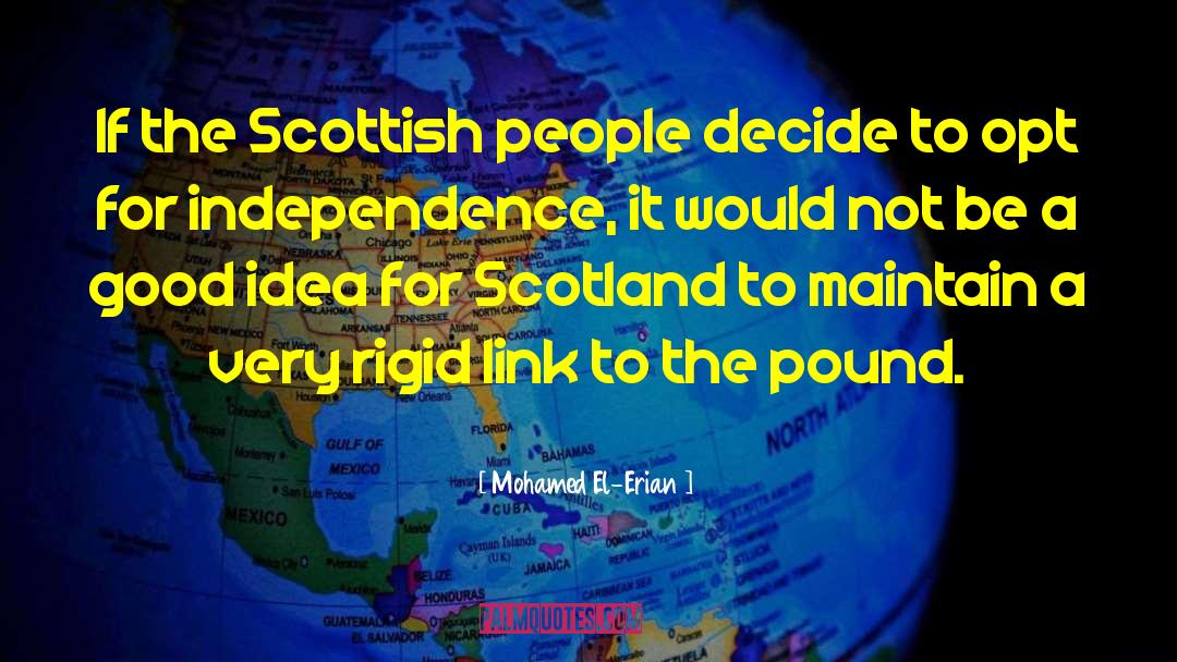 Scottish Yearbook quotes by Mohamed El-Erian