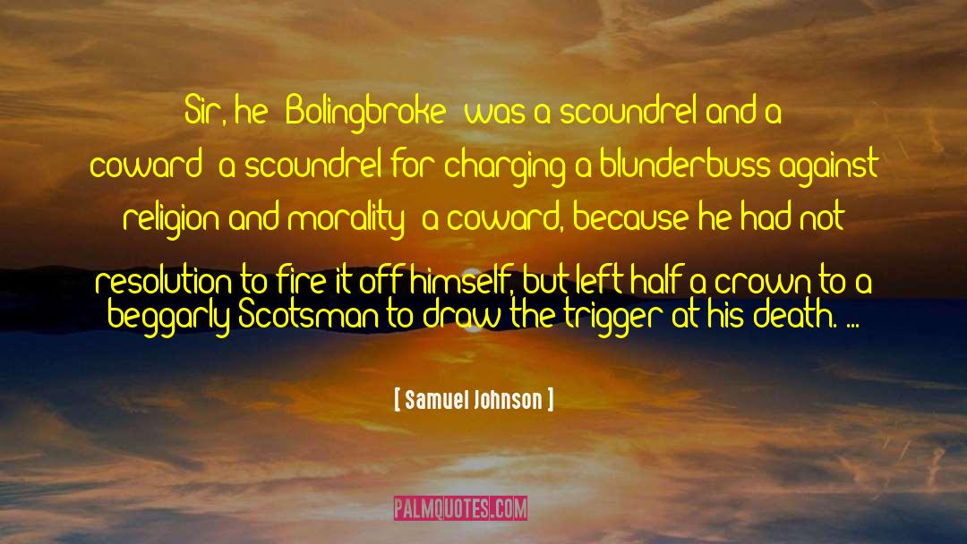 Scoundrel quotes by Samuel Johnson