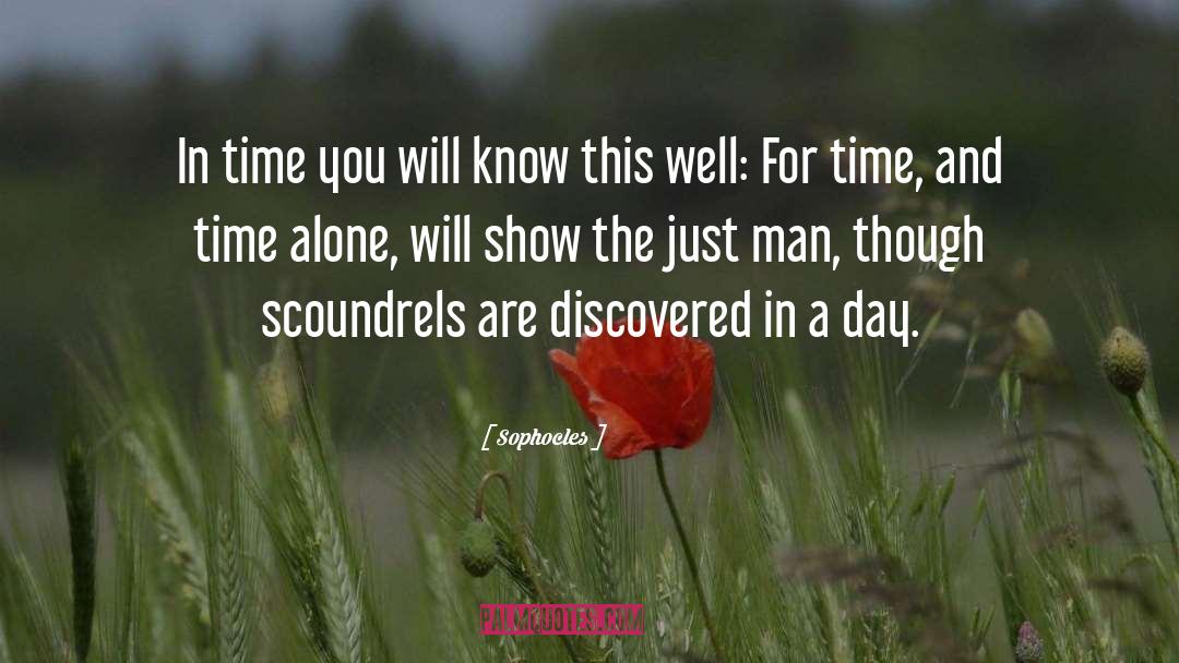 Scoundrels quotes by Sophocles