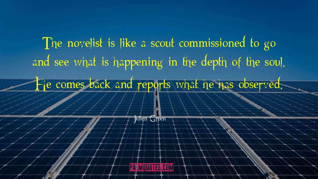 Scout quotes by Julien Green