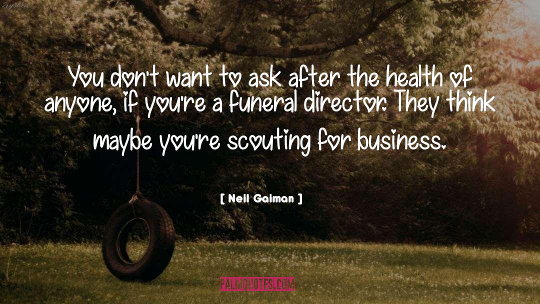 Scouting quotes by Neil Gaiman