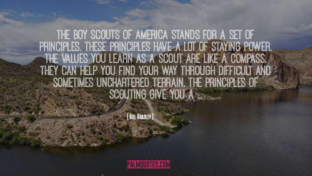 Scouting quotes by Bill Bradley