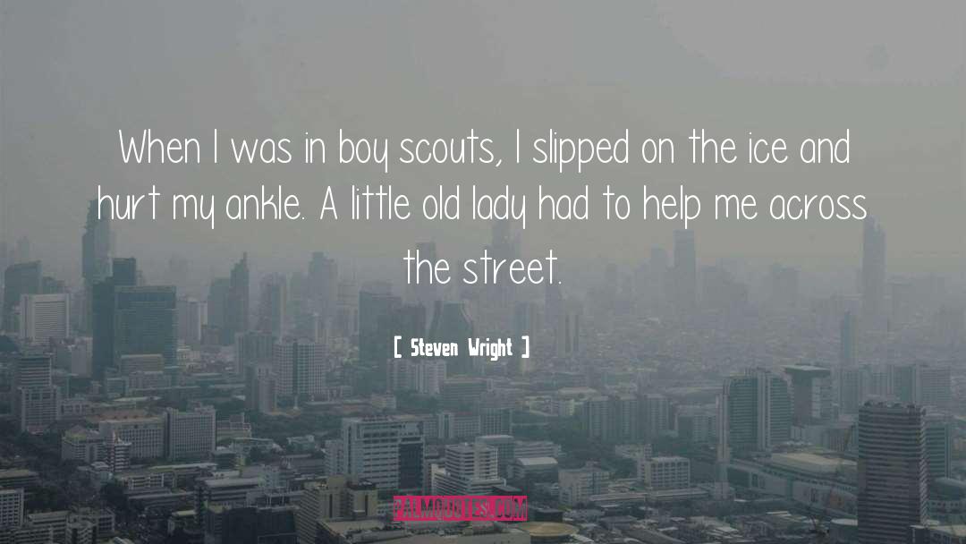 Scouts quotes by Steven Wright