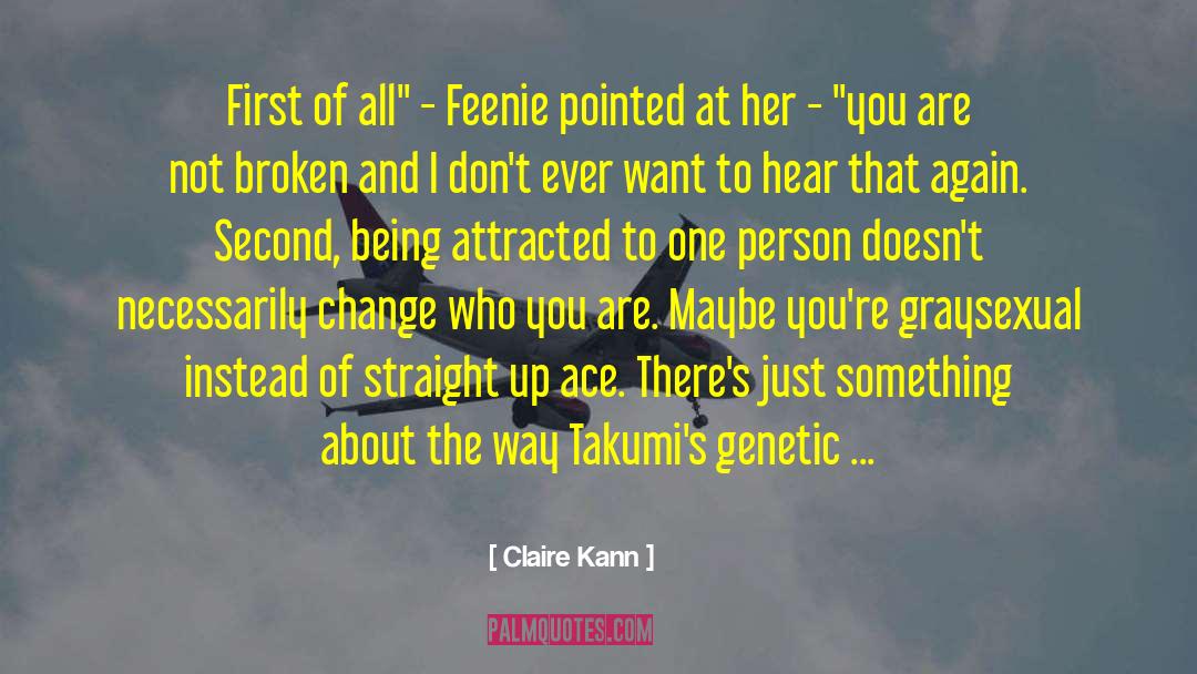 Scowled Face quotes by Claire Kann