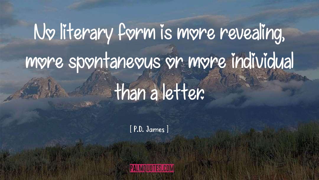 Scrabble Letter quotes by P.D. James