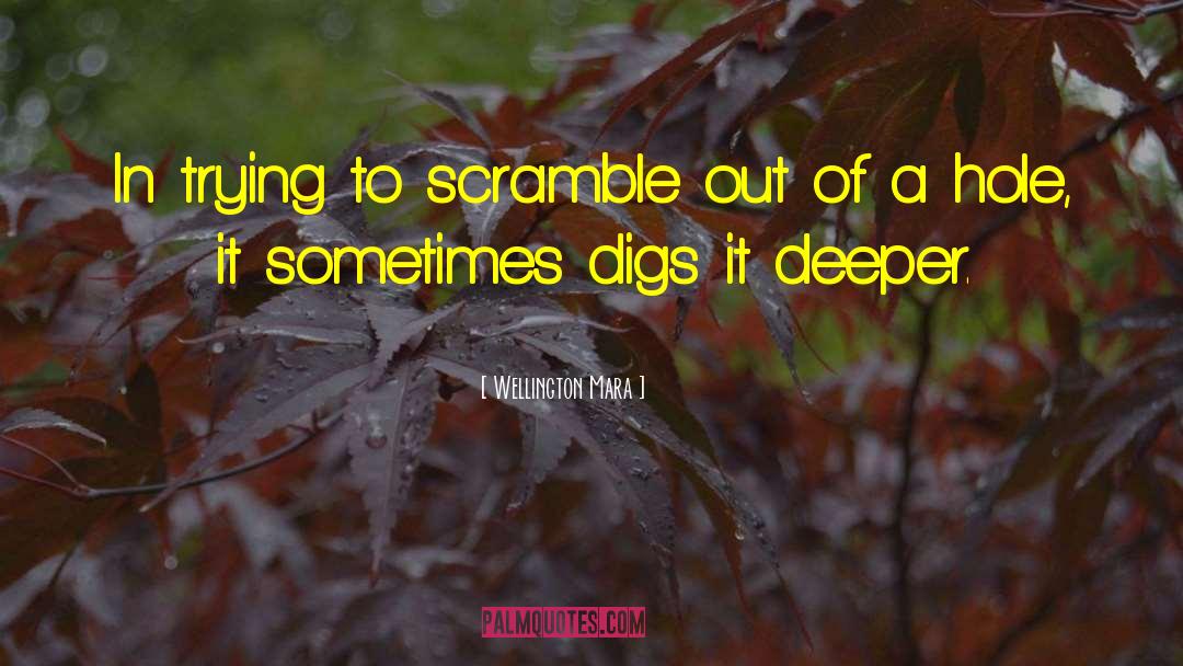 Scramble quotes by Wellington Mara