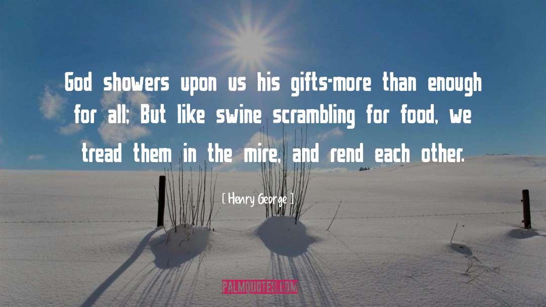 Scrambling quotes by Henry George