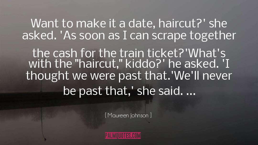 Scrape quotes by Maureen Johnson