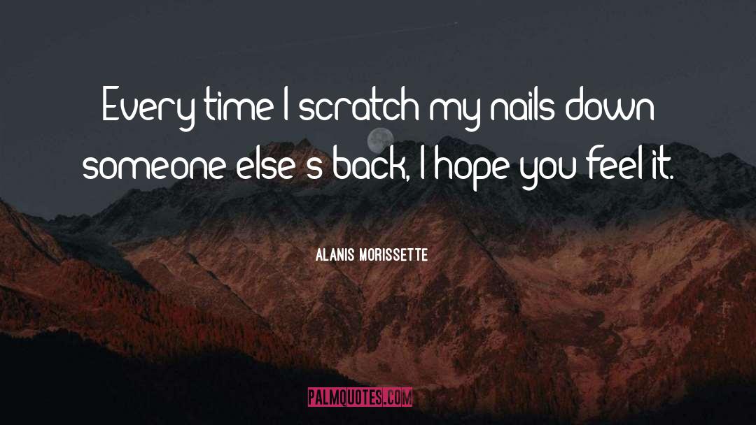 Scratch From Lilo quotes by Alanis Morissette