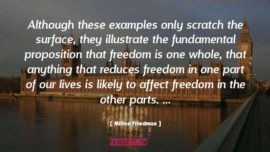Scratch quotes by Milton Friedman