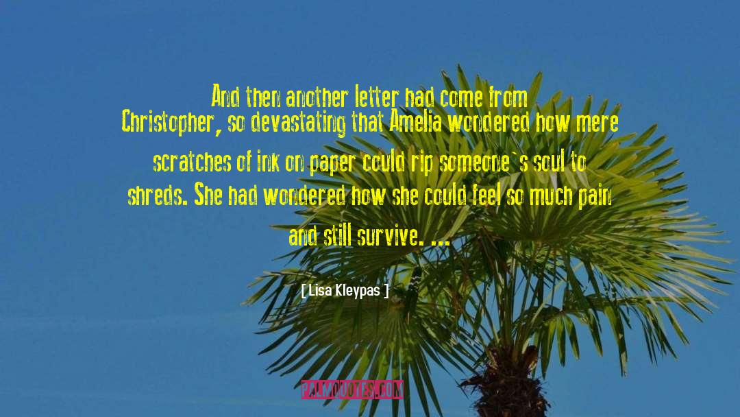 Scratches quotes by Lisa Kleypas