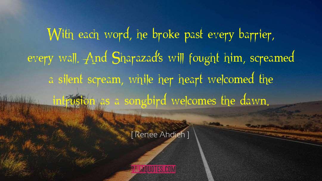 Screamed quotes by Renee Ahdieh
