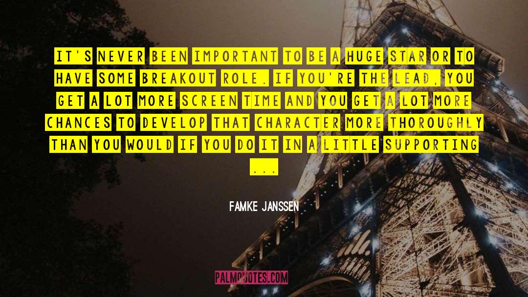 Screen Time quotes by Famke Janssen