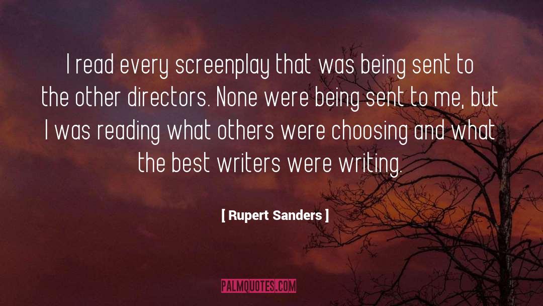 Screenplays quotes by Rupert Sanders