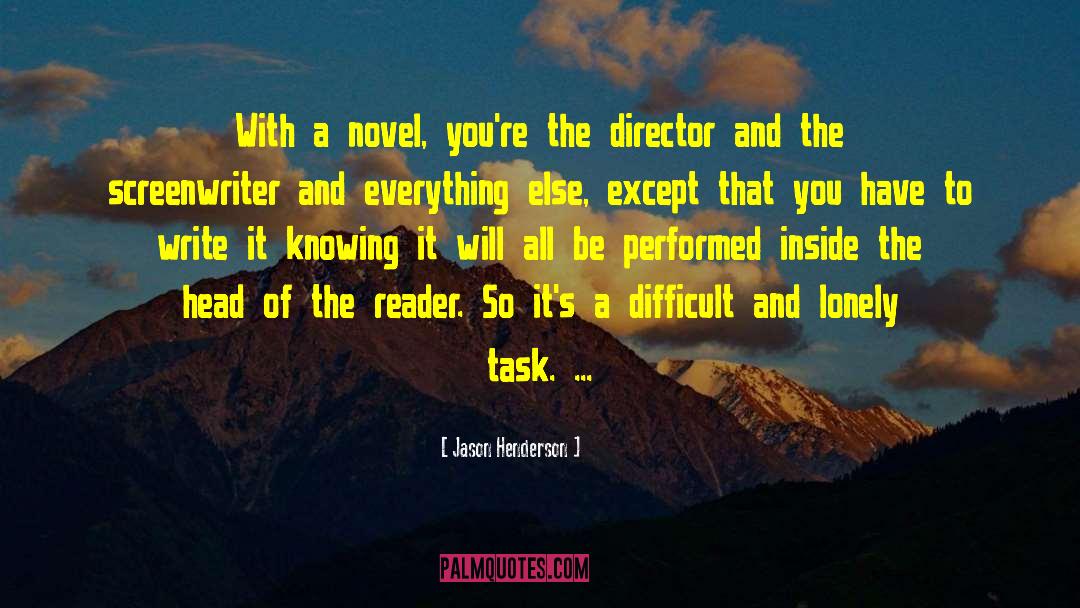 Screenwriter quotes by Jason Henderson