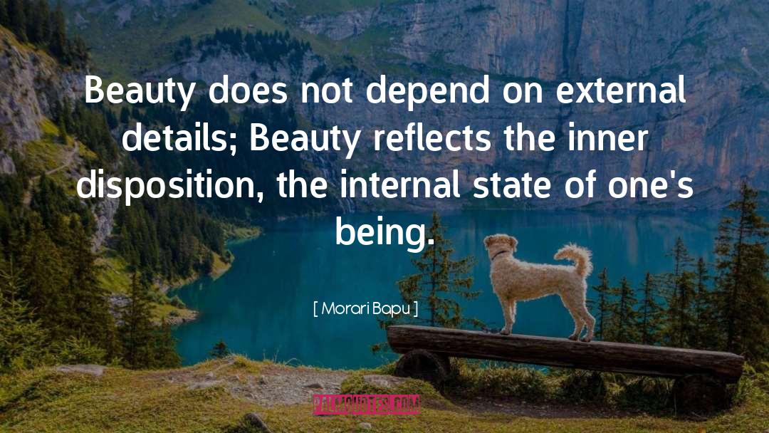 Screw Inner Beauty quotes by Morari Bapu