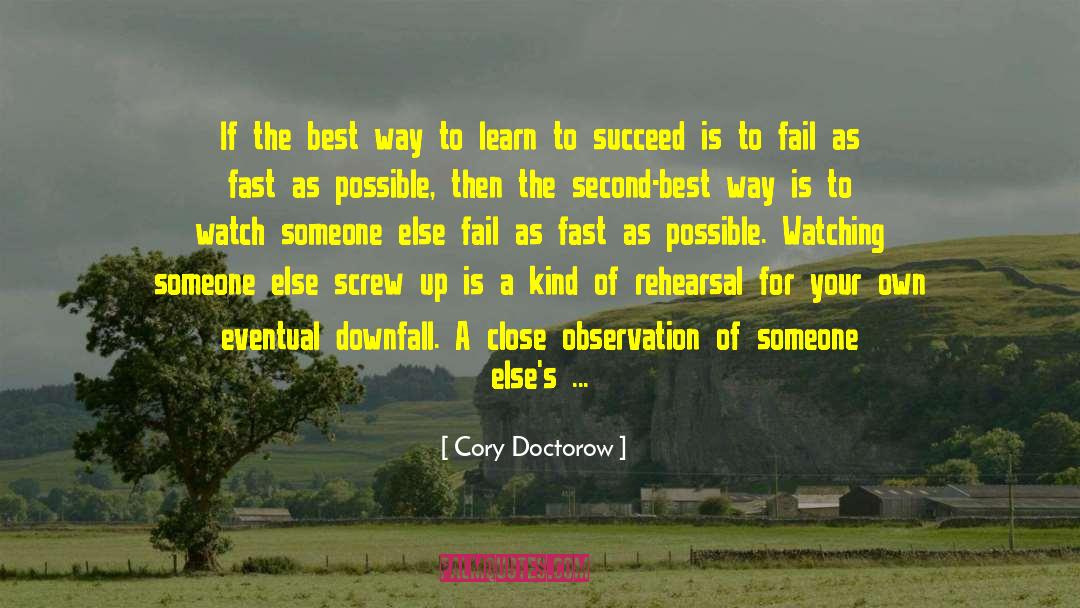 Screw Ups quotes by Cory Doctorow