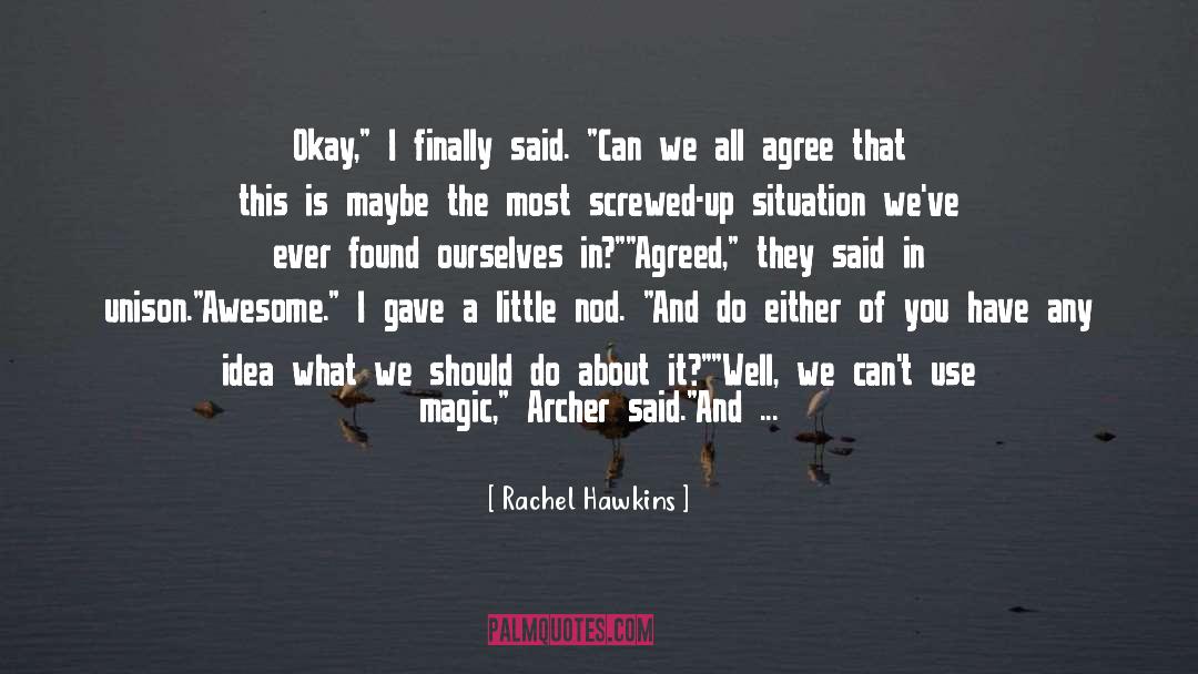 Screwed Up quotes by Rachel Hawkins