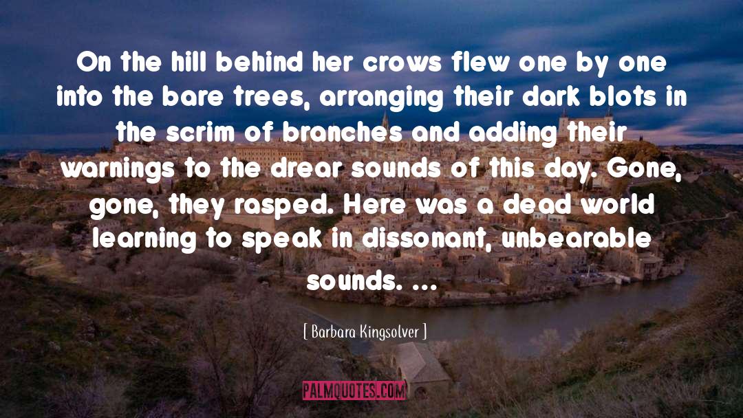 Scrim quotes by Barbara Kingsolver