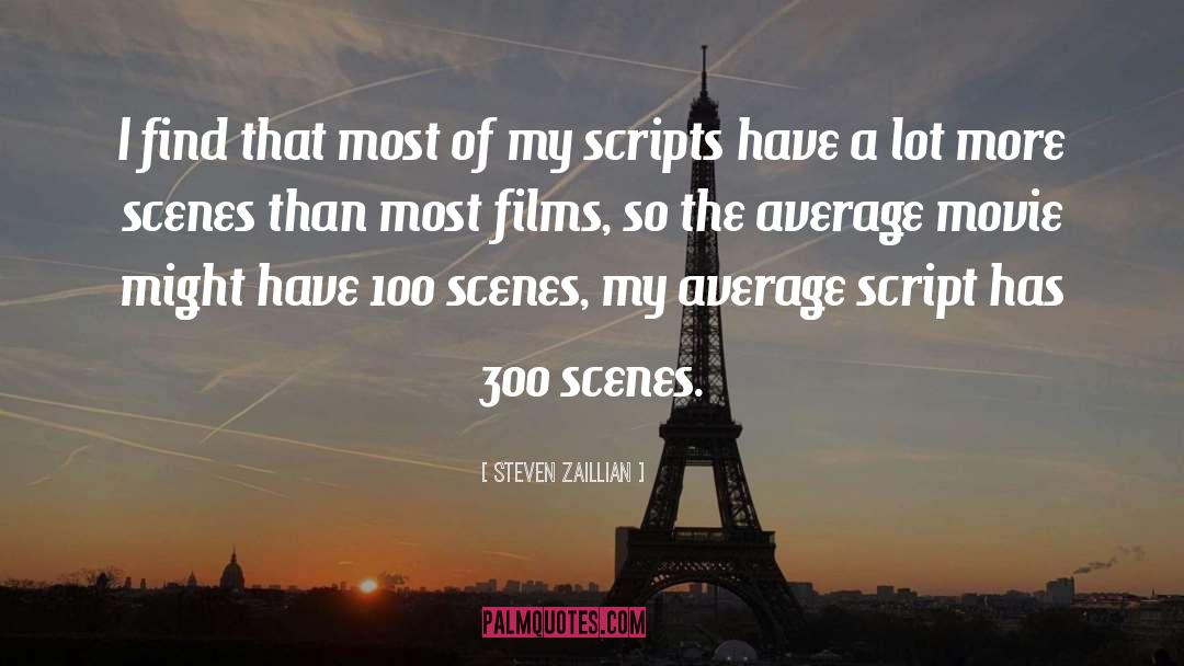 Scripts quotes by Steven Zaillian