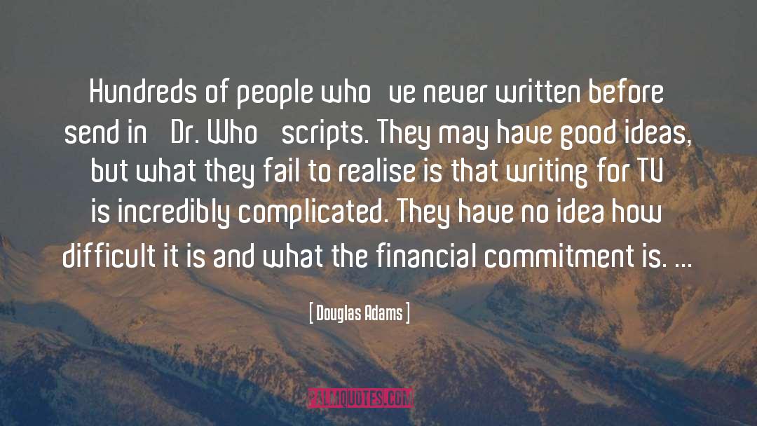 Scripts quotes by Douglas Adams