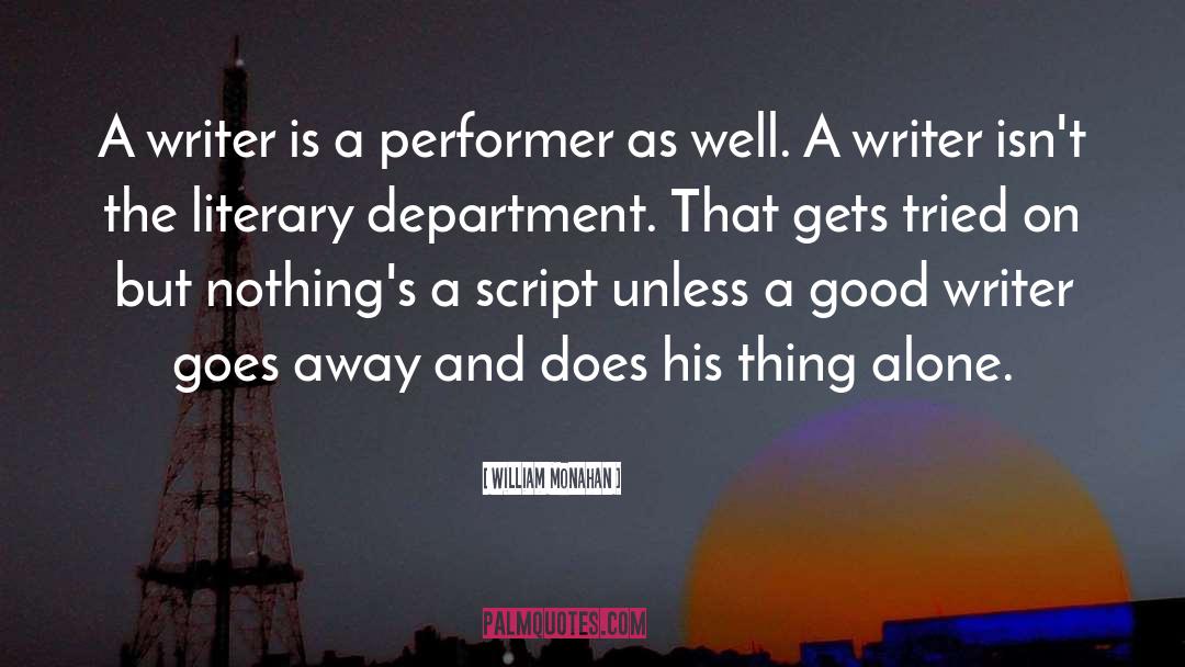 Scripts quotes by William Monahan