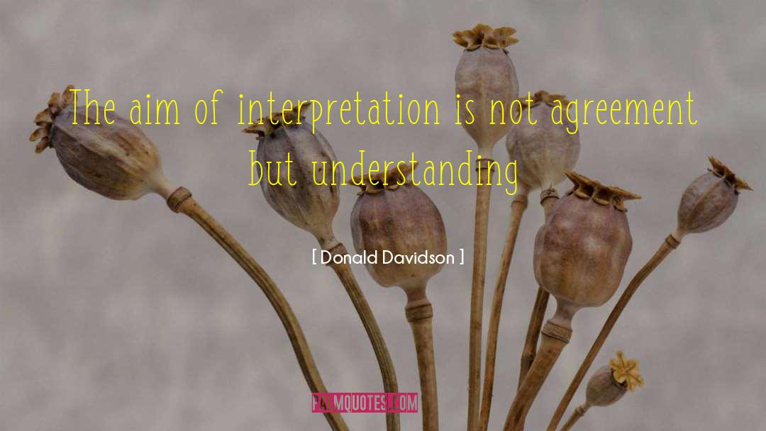 Scriptural Interpretation quotes by Donald Davidson