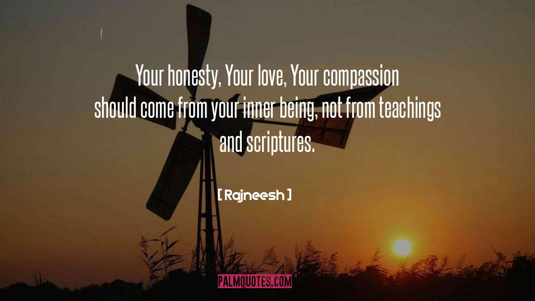 Scripture Love quotes by Rajneesh