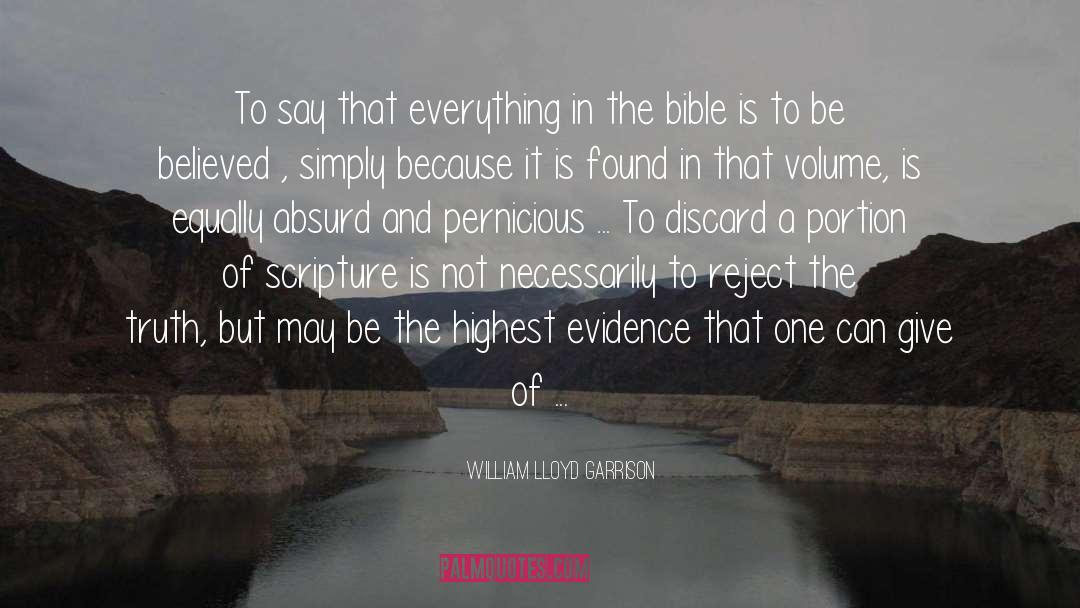 Scripture Love quotes by William Lloyd Garrison