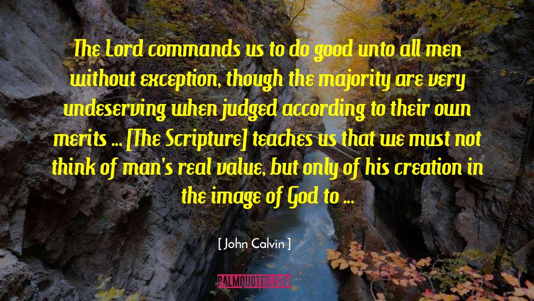 Scripture Love quotes by John Calvin