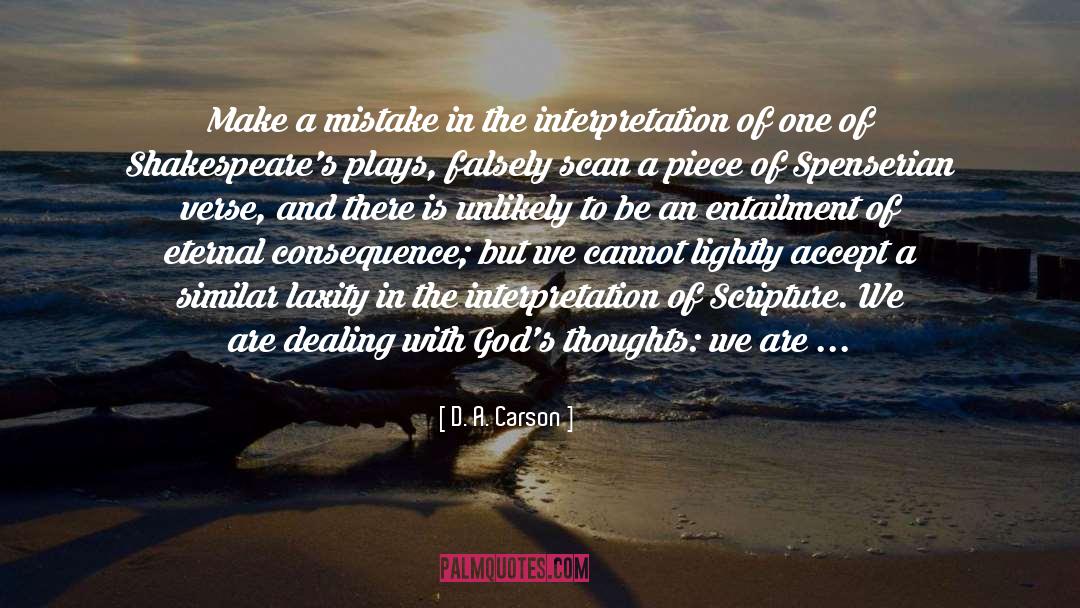 Scripture quotes by D. A. Carson