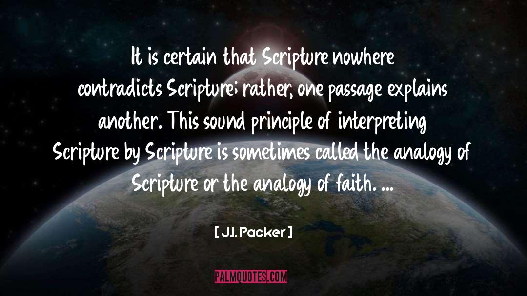 Scripture Thanksgiving quotes by J.I. Packer