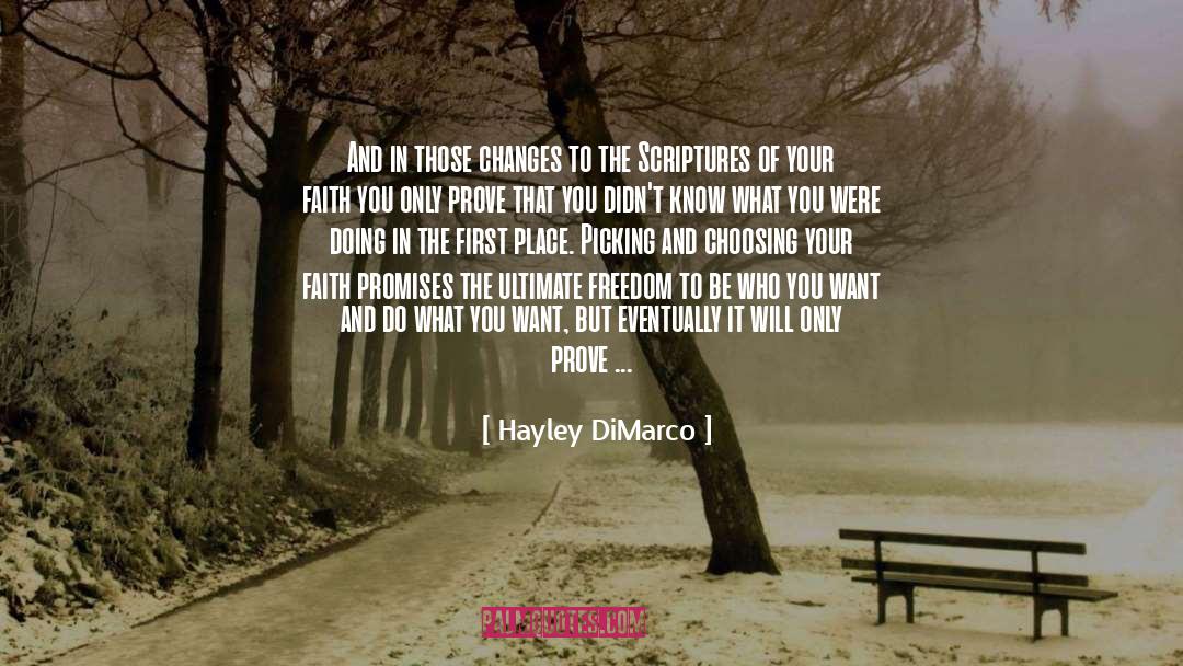 Scriptures quotes by Hayley DiMarco