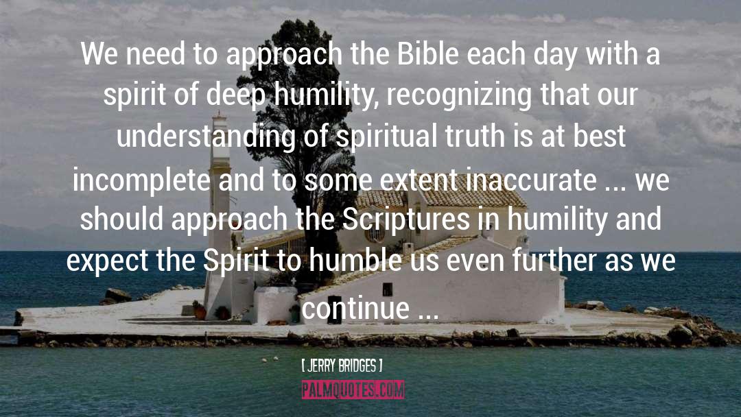 Scriptures quotes by Jerry Bridges