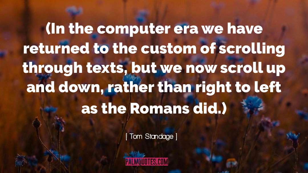 Scrolling quotes by Tom Standage