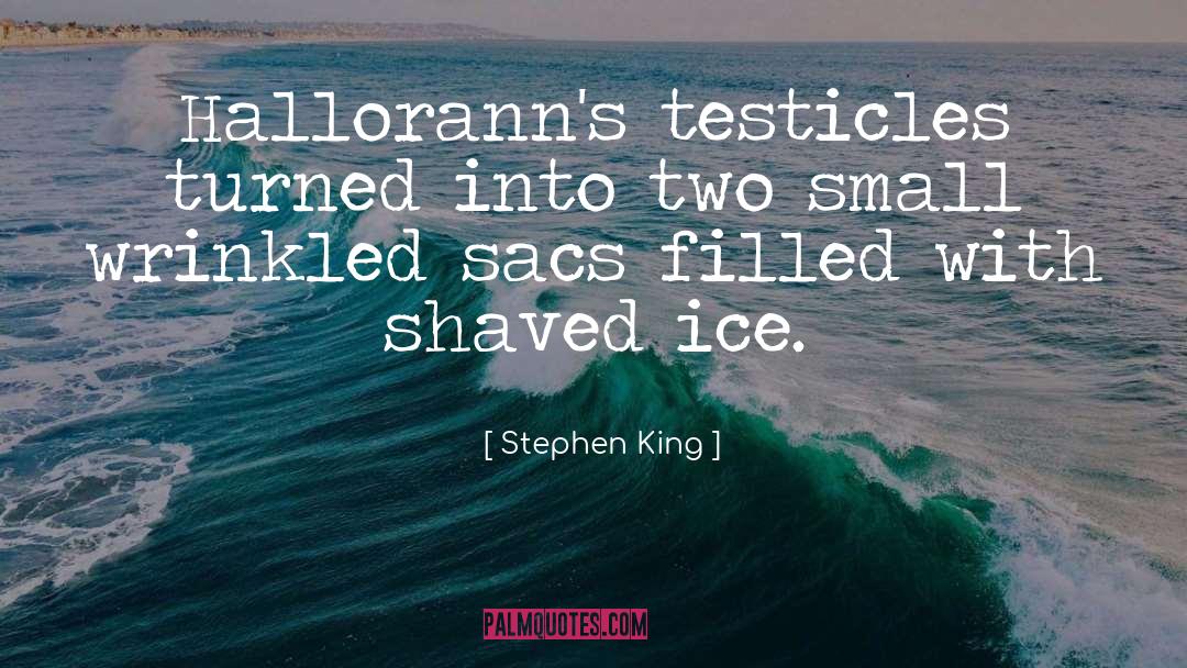 Scrotal Sacs quotes by Stephen King