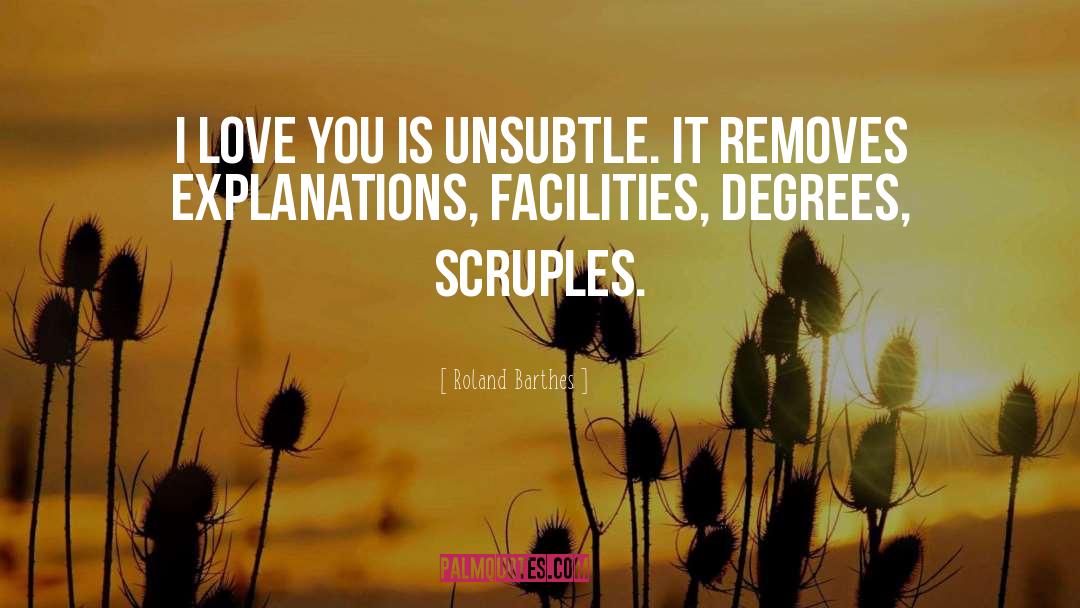 Scruples quotes by Roland Barthes
