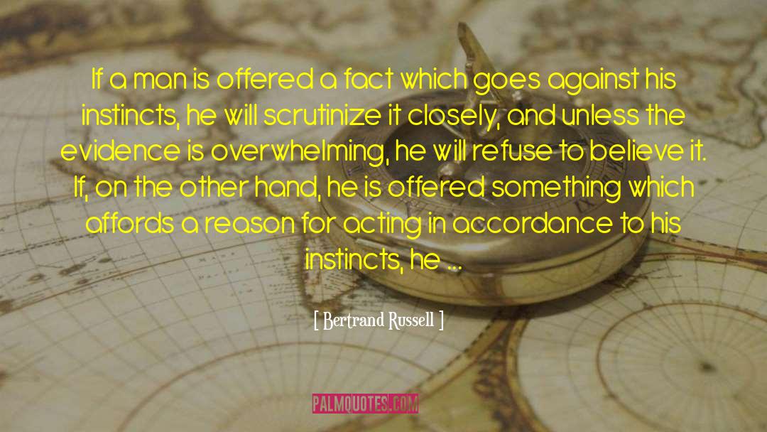 Scrutinize quotes by Bertrand Russell